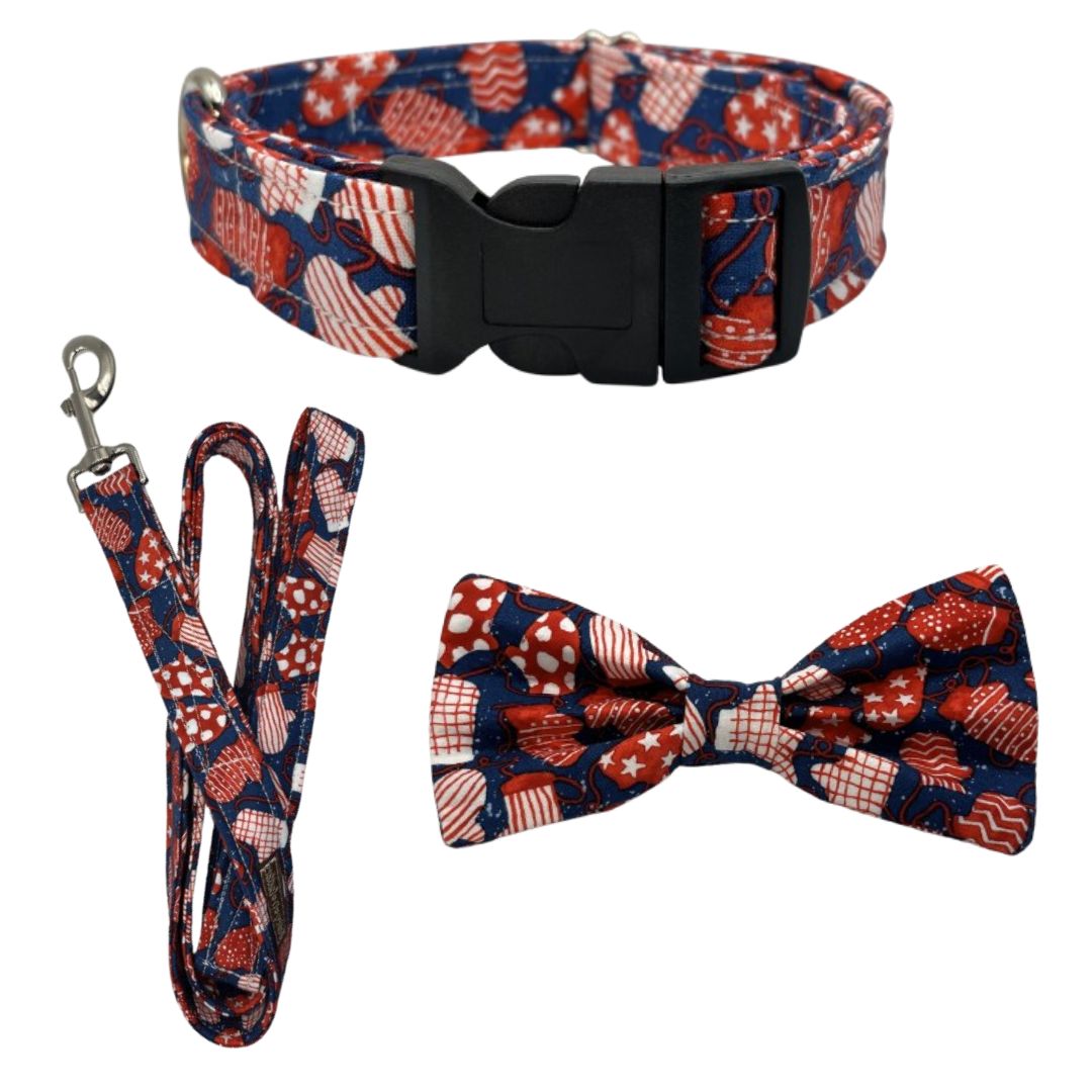 Winter Bow Tie Set