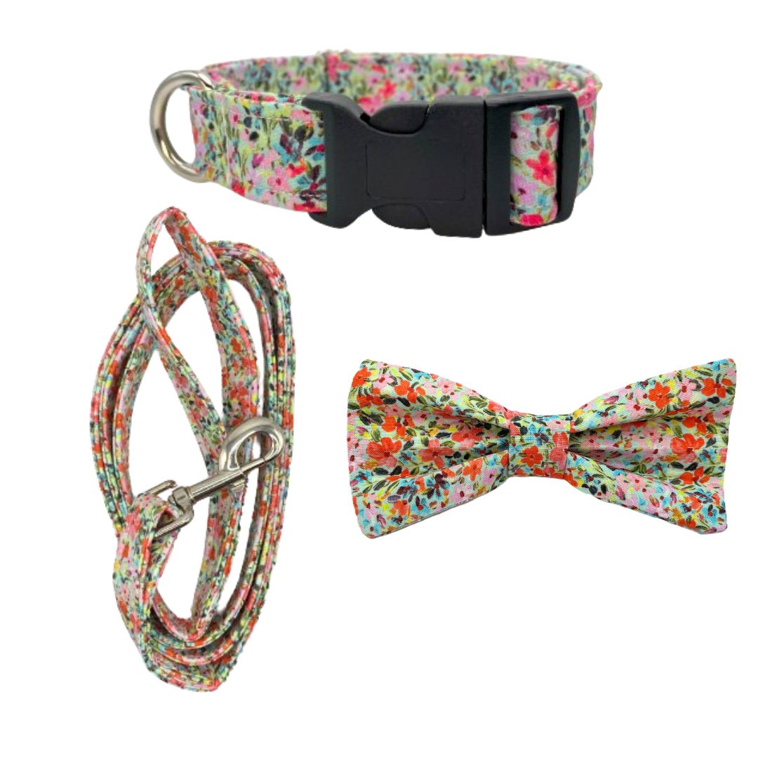Spring Bow Tie Set