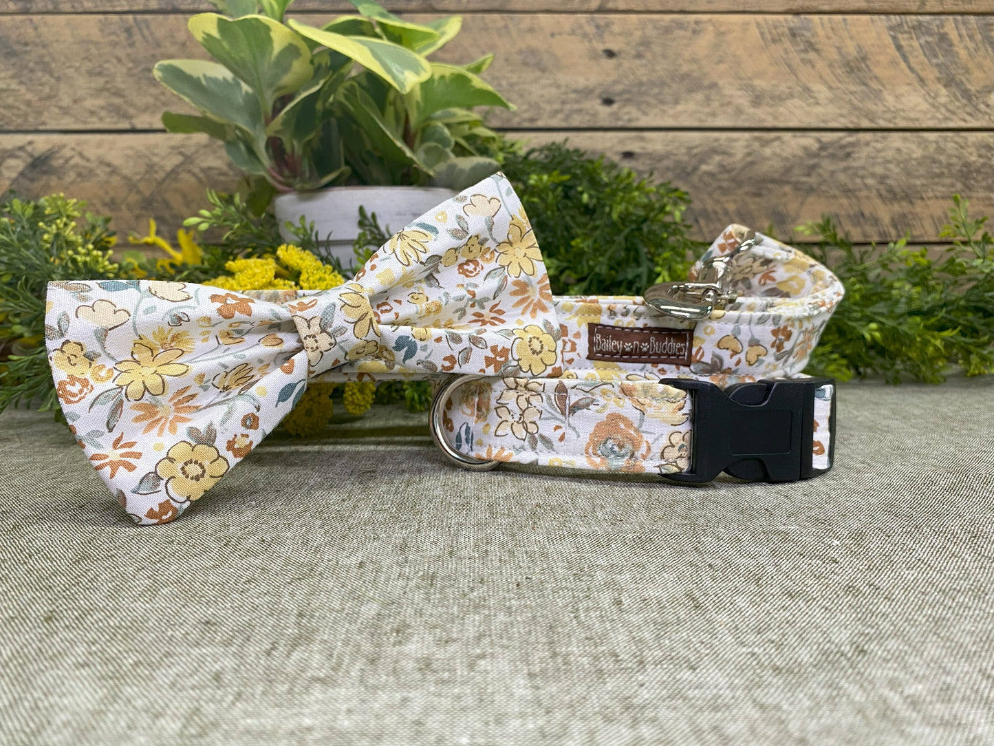 Basket of Posies Interchangeable Bow Tie
