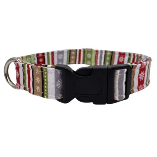 Dashing Thru the Snow Dog Collar