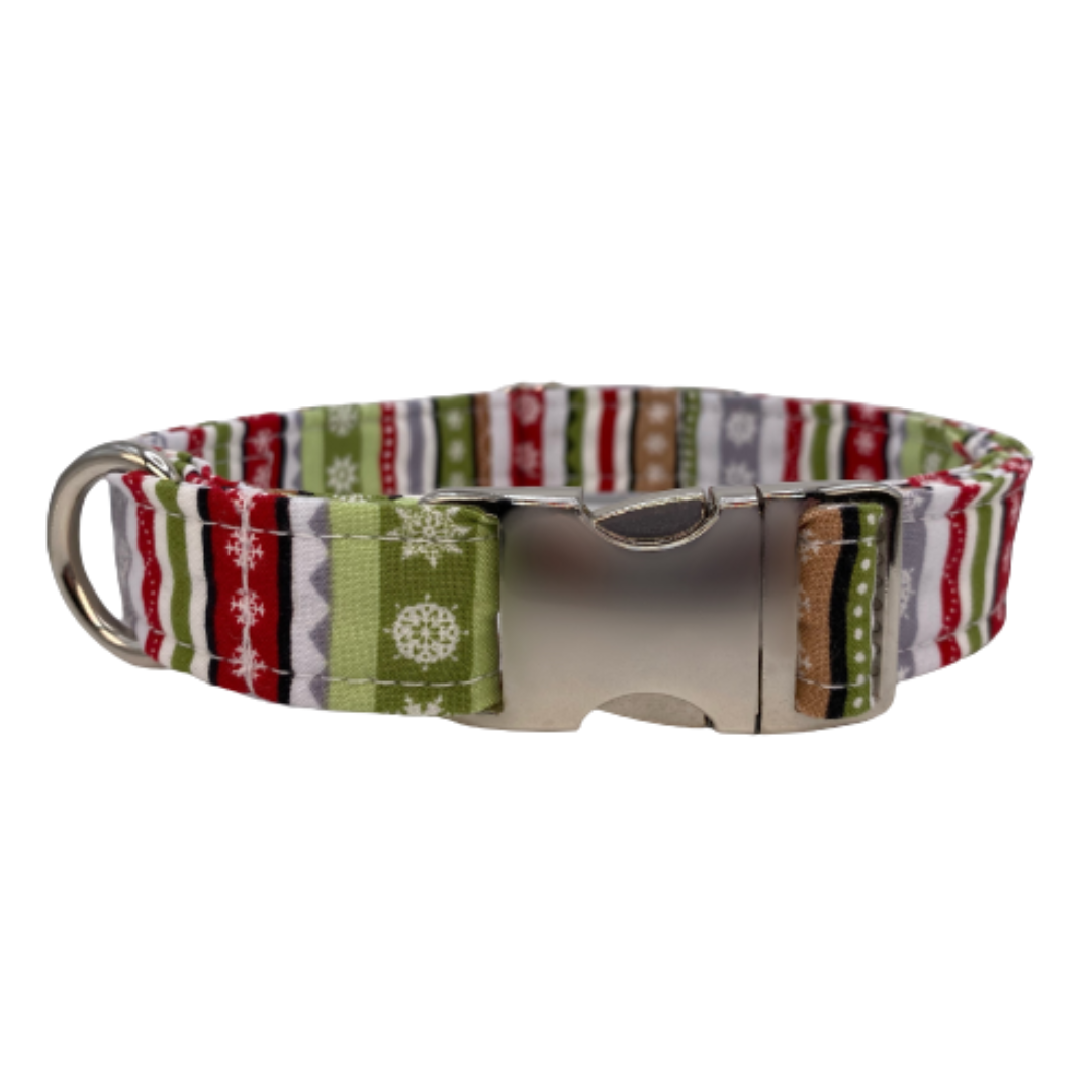 Dashing Thru the Snow Dog Collar