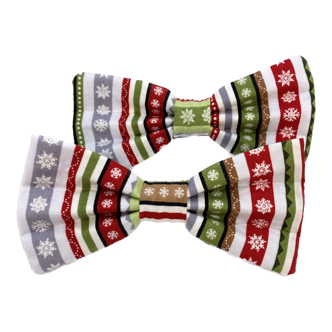 Dashing Thru the Snow Interchangeable Bow Tie