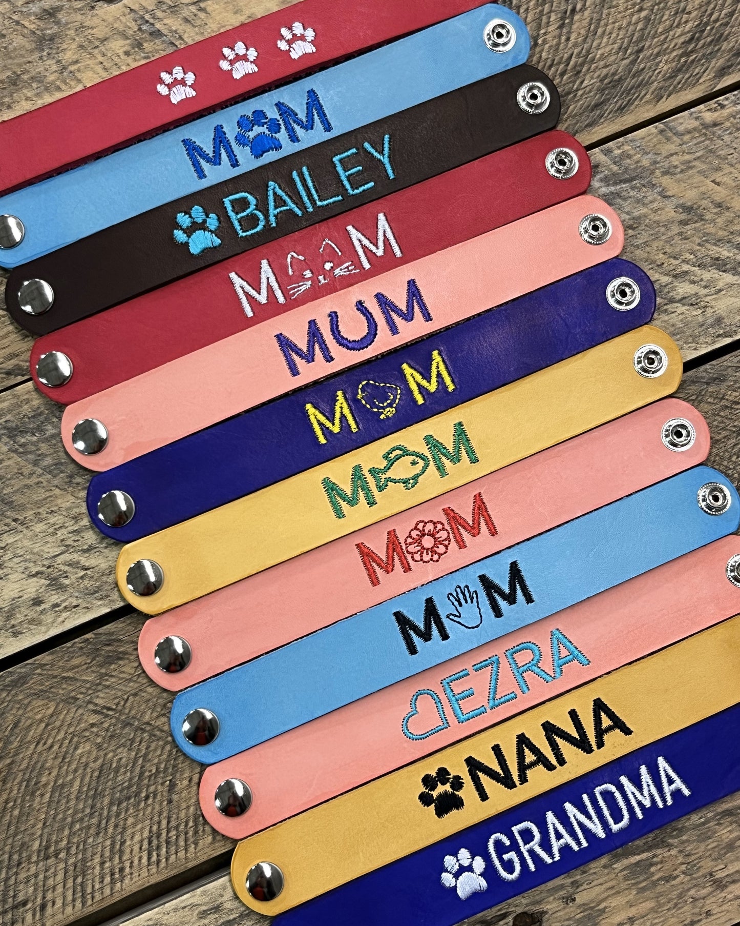 Custom Leather Bracelet
