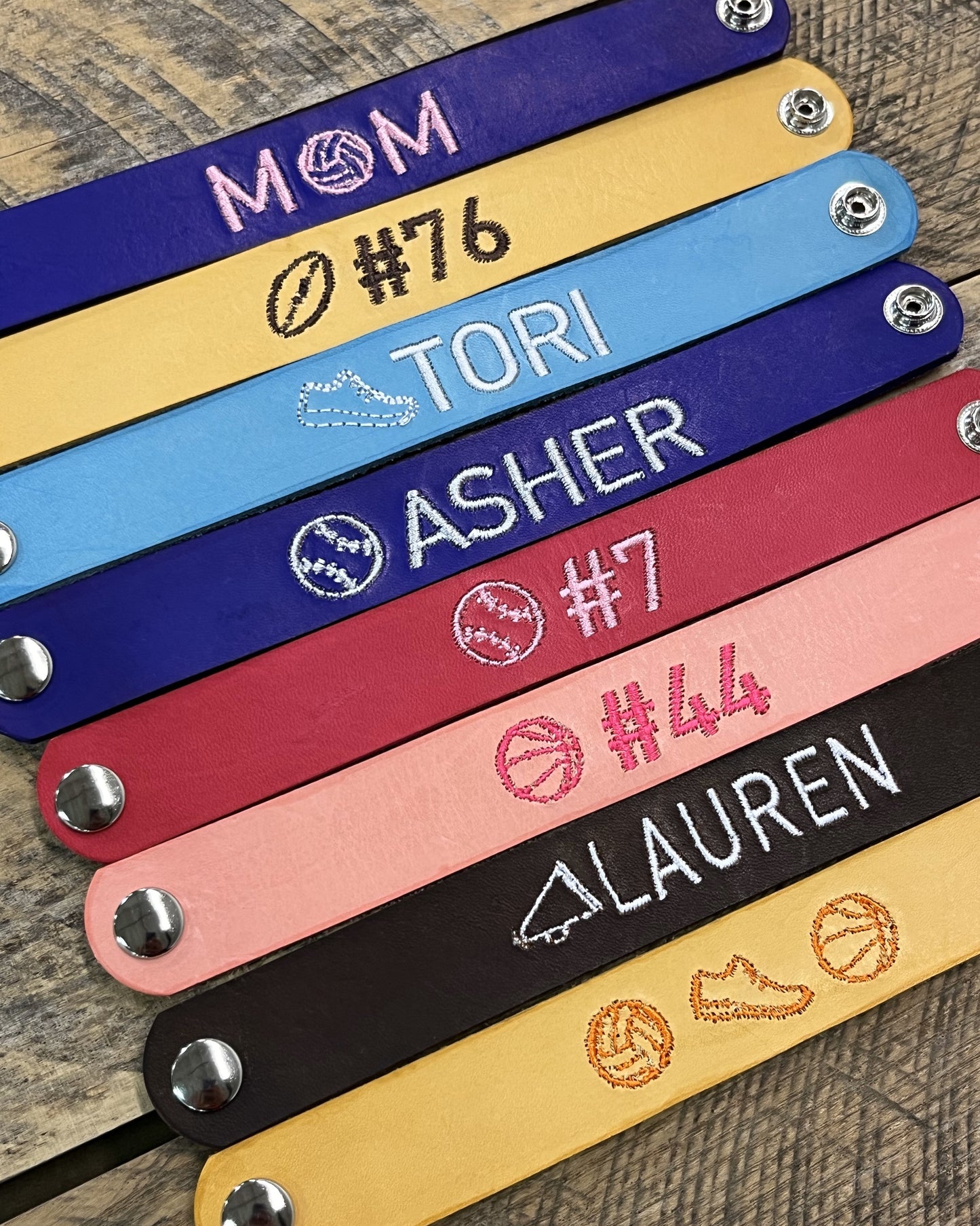 Custom Leather Bracelet