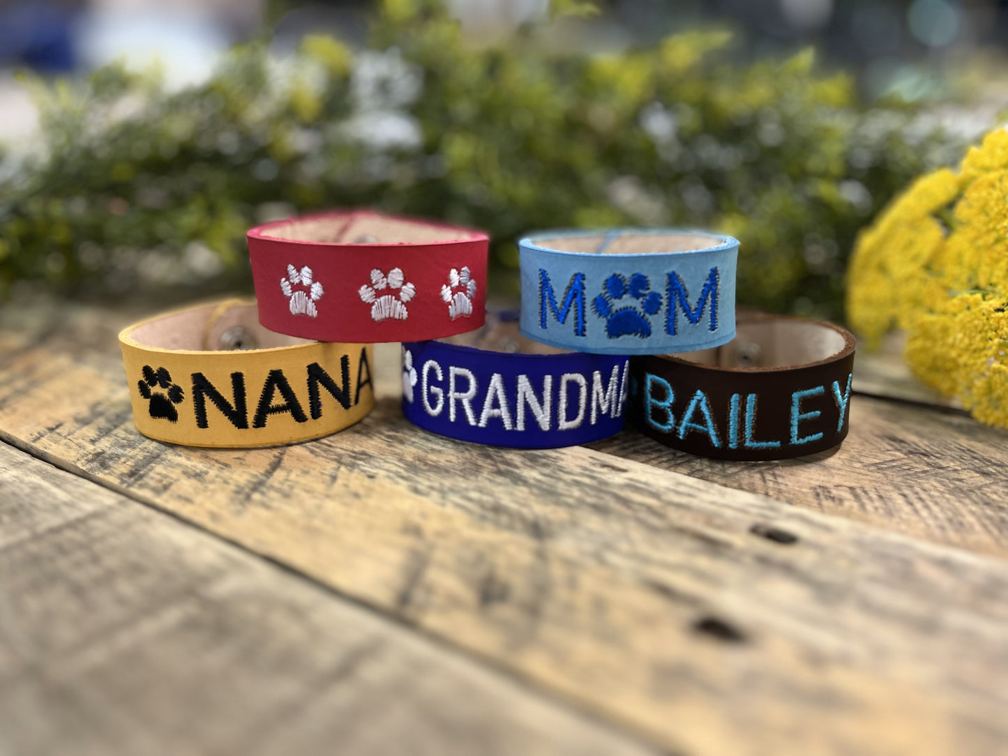 Custom Leather Bracelet