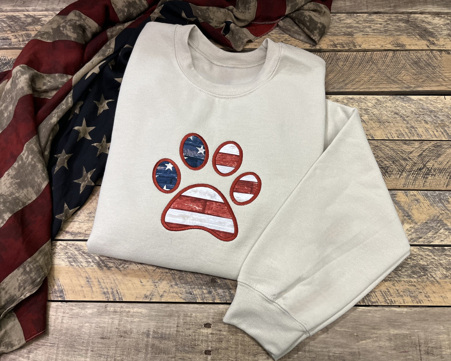 Patriotic Paw Sweatshirt