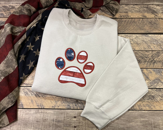 Patriotic Paw Sweatshirt