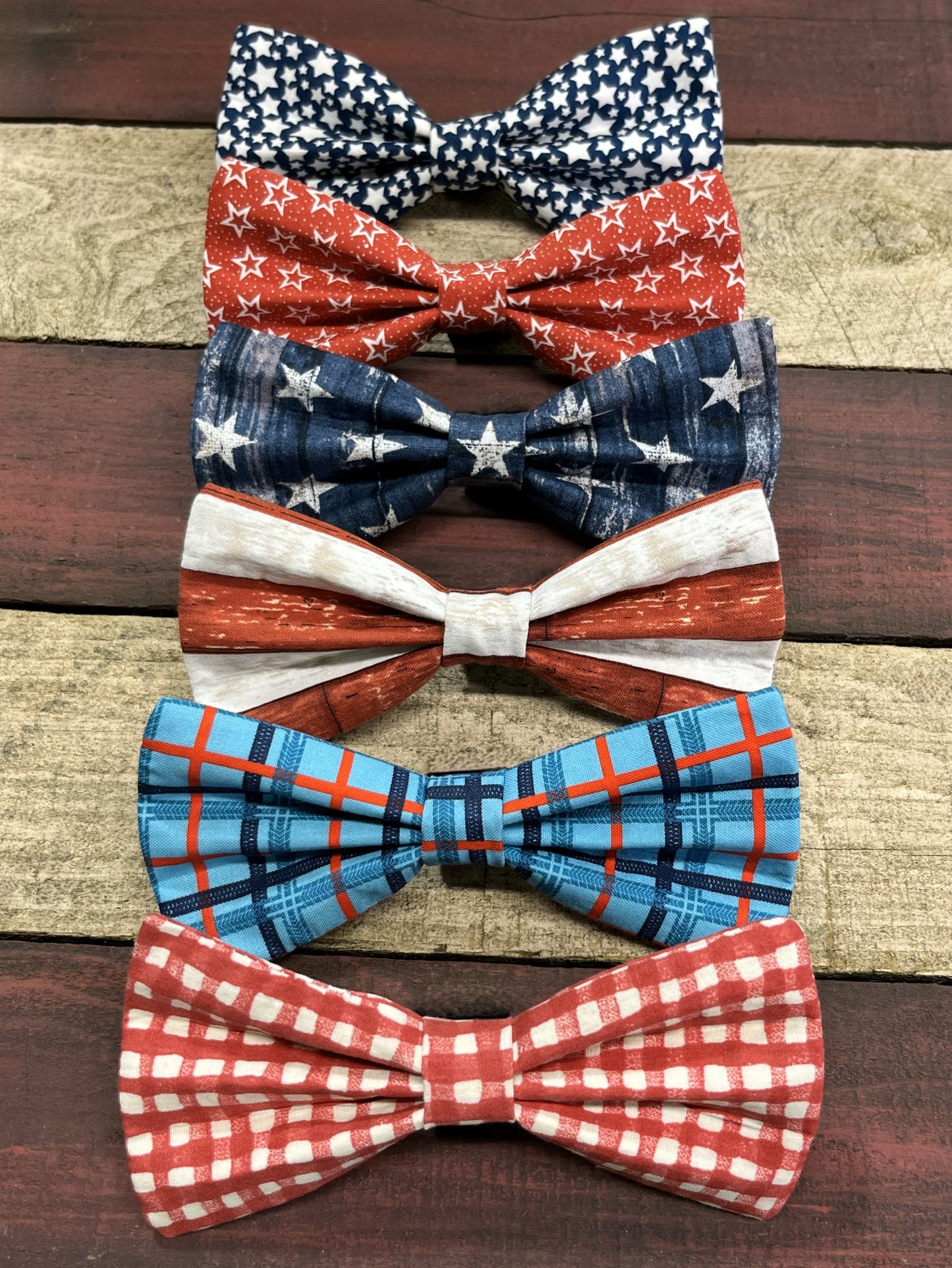 4th of July Interchangeable Bow Ties