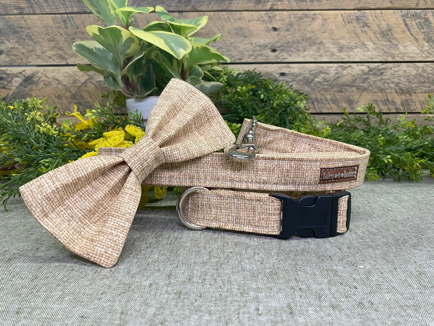 Woven Basket Interchangeable Bow Tie