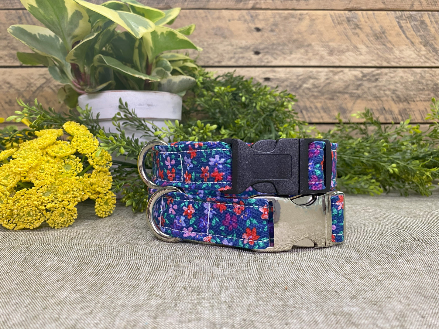 Modern Blooms Dog Collar