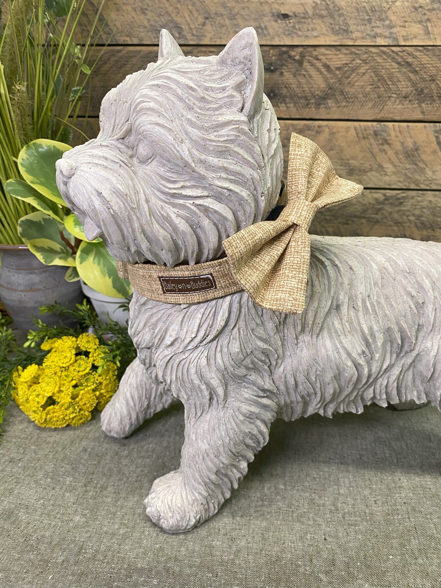 Woven Basket Interchangeable Bow Tie