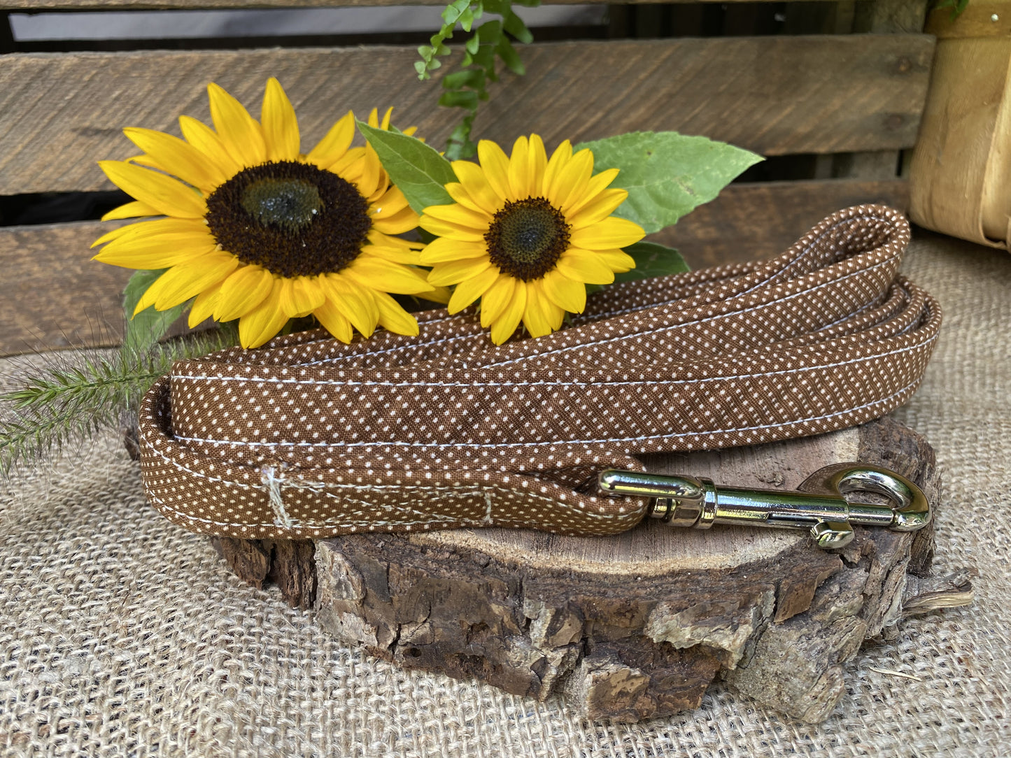 Mocha Dots Leash