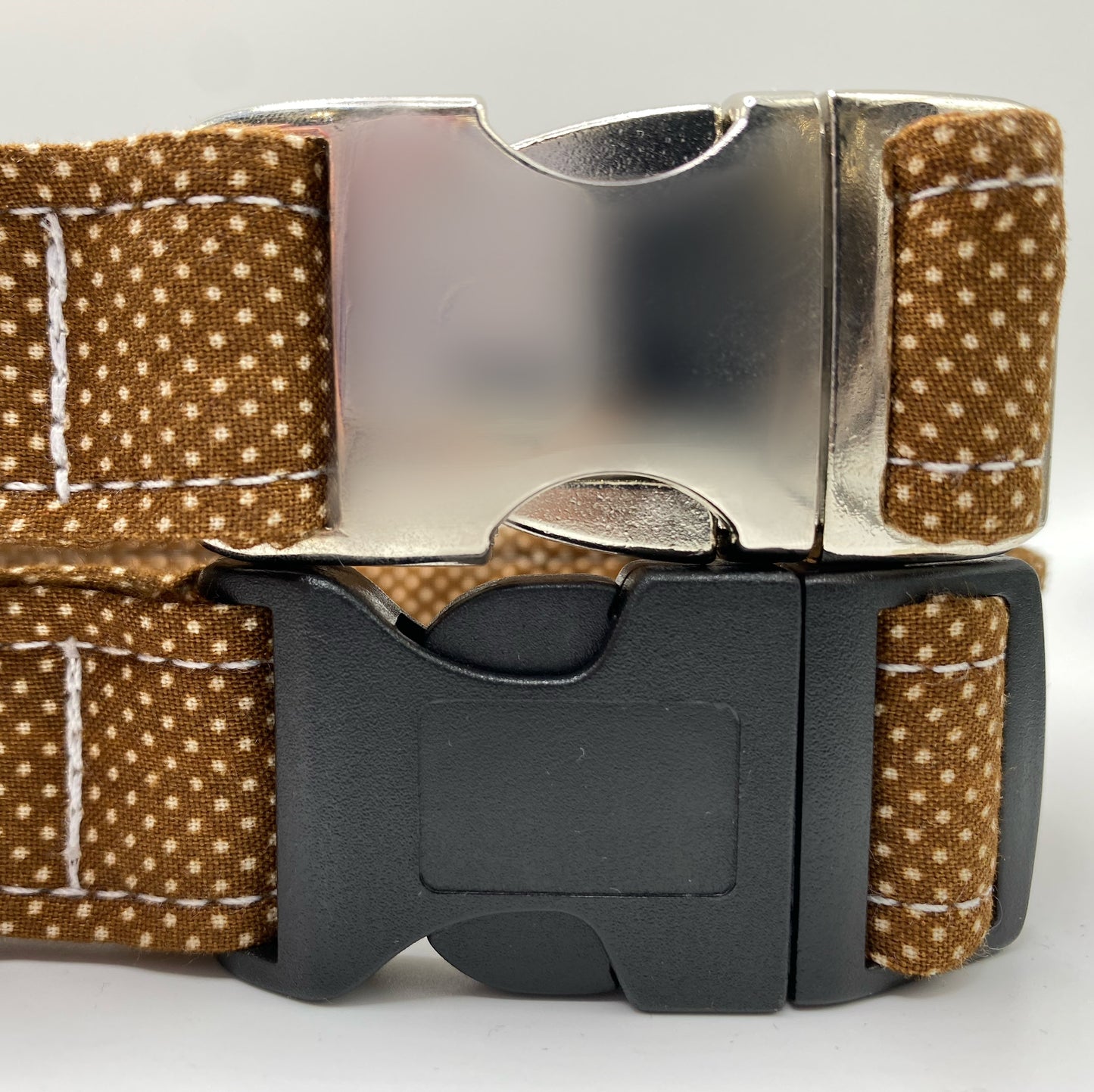 Mocha Dots Dog Collar