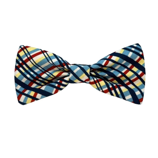 Chicken Plaid Interchangeable Bow Tie