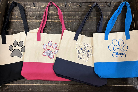 Reusable Custom Dog Tote Bag