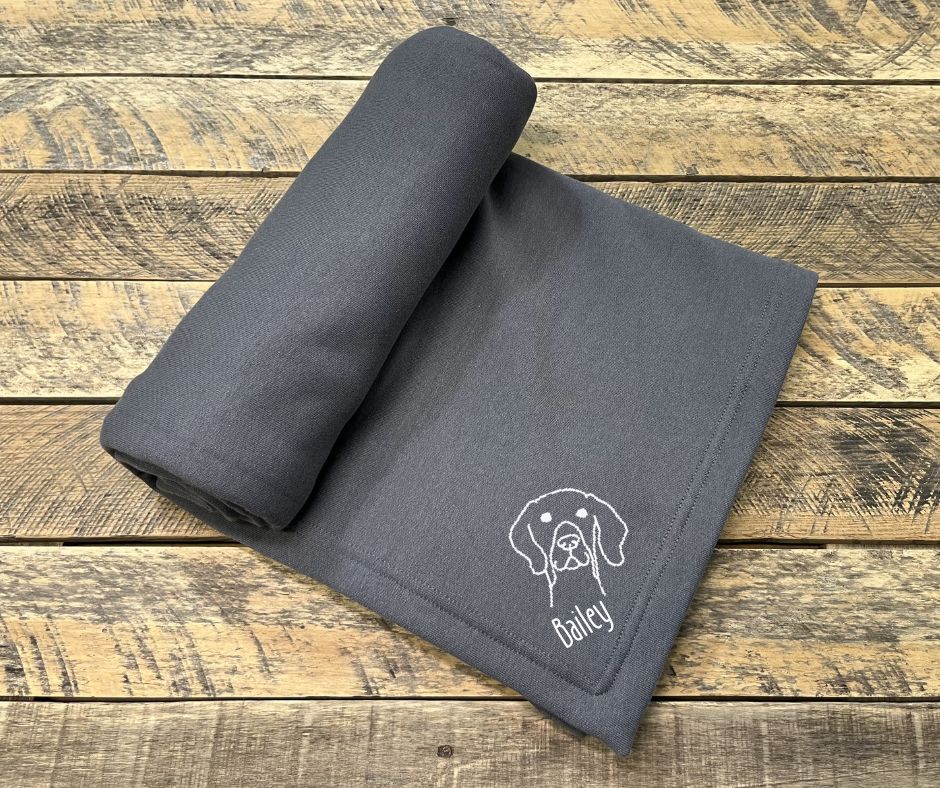 Custom Fleece Dog Blanket