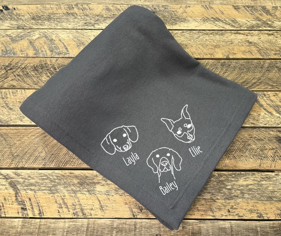 Custom Fleece Dog Blanket