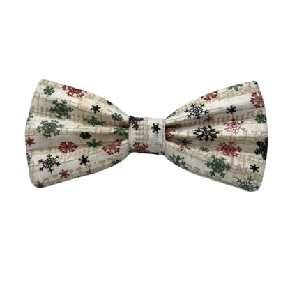 Country Snowflakes Interchangeable Bow Tie