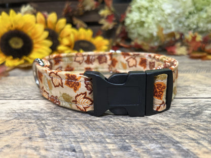 Autumn Leaves Dog Collar