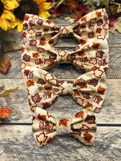 Autumn Leaves Interchangeable Bow Tie