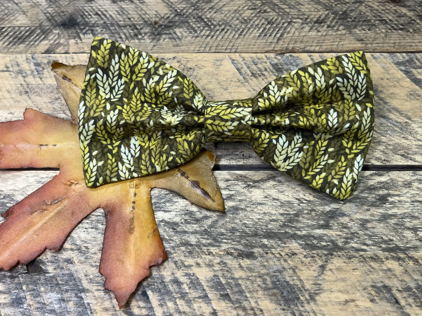 Wheat Fields Interchangeable Bow Tie