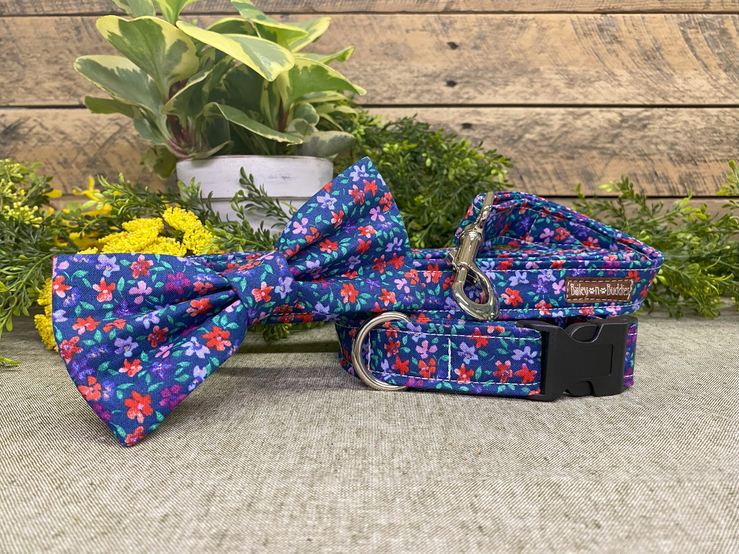 Modern Blooms Interchangeable Bow Tie