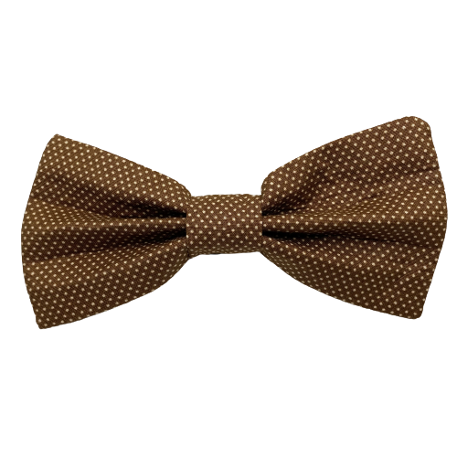 Mocha Dots Interchangeable Bow Ties