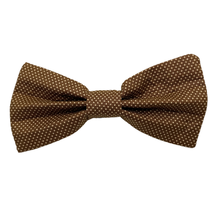 Mocha Dots Interchangeable Bow Ties