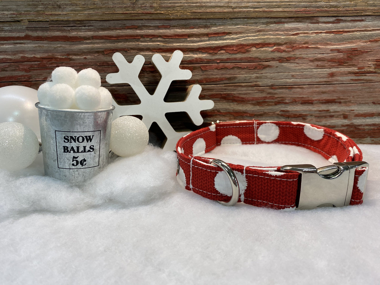 Snowballs Dog Collar